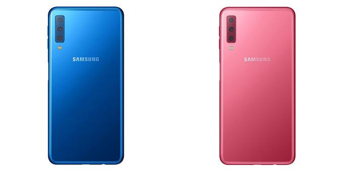Samsung Galaxy A7: Colores