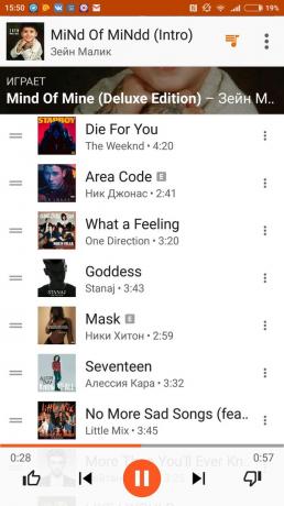 Comparación de Google Play Music a Boom