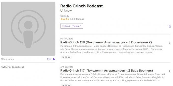 podcasts interesantes: Radio Grinch