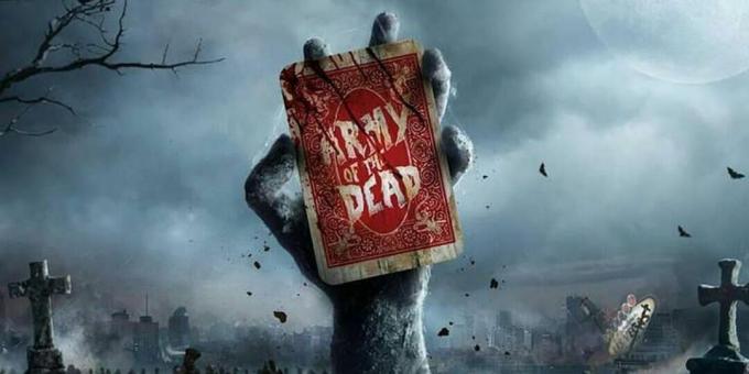 Cartel de la película de terror 2020 "El Ejército de los Muertos"