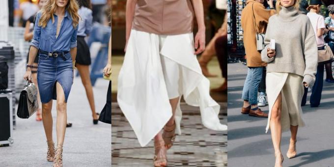Faldas de moda 2019 con un corte