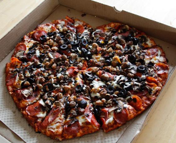 Regalos para el día de San Valentín: Pizza
