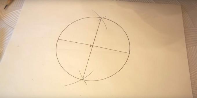 Cómo dibujar una estrella de cinco puntas: dibuja un círculo