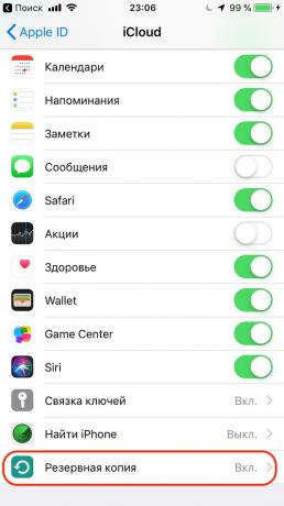 Configuración de iPhone de Apple: las copias de seguridad de configure