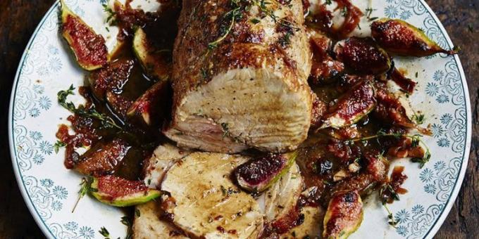 Qué cocinar la carne de cerdo: cerdo con higos, al horno en el horno