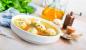 Sopa de champiñones con albóndigas de patata