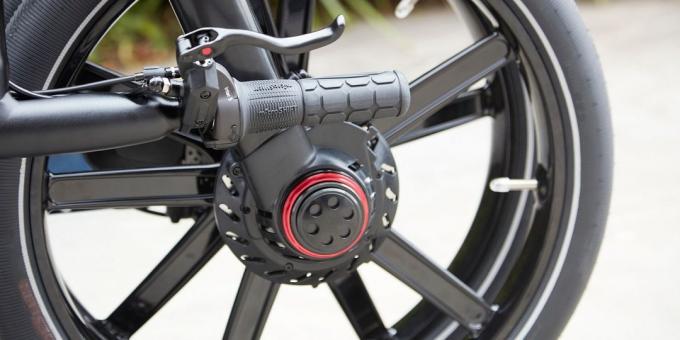 Bicicleta plegable eléctrica Gocycle GX: Lockshock suspensión trasera