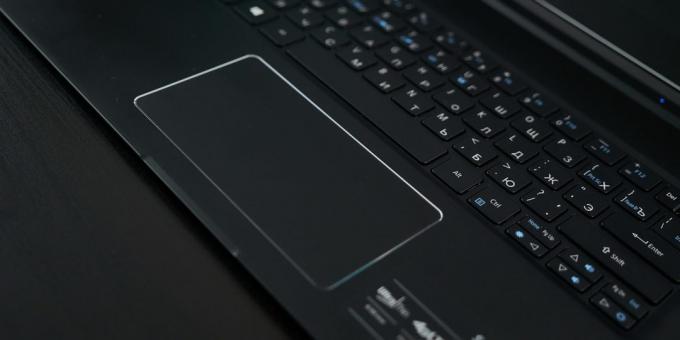 Acer Swift 7: Panel táctil