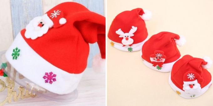 Productos con AliExpress para crear el estado de ánimo de Año Nuevo: Cap de Santa Claus