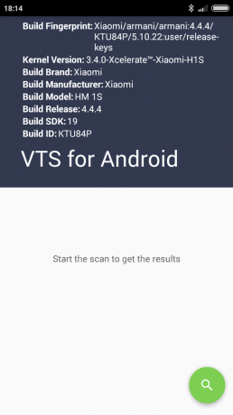  VTS para Android