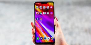 LG dio a conocer un teléfono inteligente G7 Thinq. Y, también, es similar a la del iPhone X