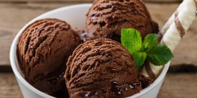 helado de chocolate de Jamie Oliver