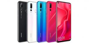 Huawei Nova 4 tiene una pantalla con un agujero para autofoto cámara más pequeña del mundo