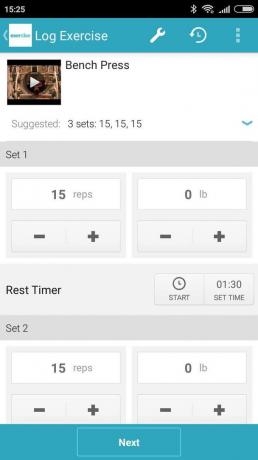 Exercise.com: aplicación Android