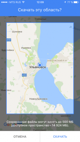 Google Maps sin conexión