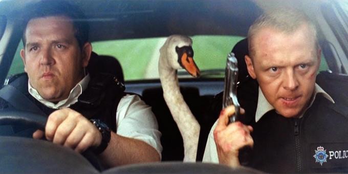 Edgar Wright y sus películas: la historia de la búsqueda de un cisne escapado se basa en las historias de policías reales