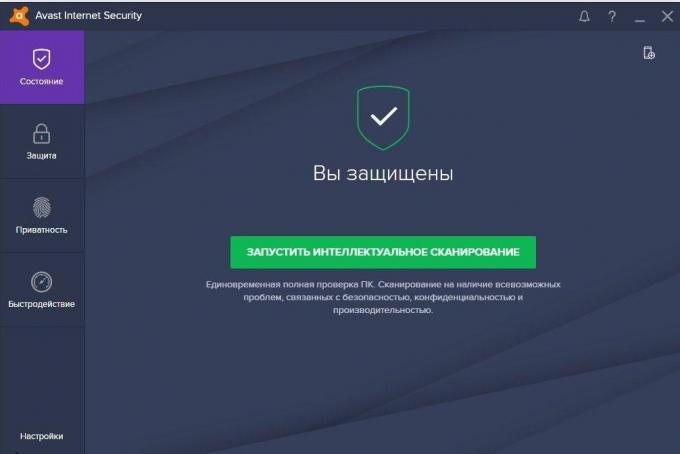 Anti-Virus para Windows 10: Avast Internet Security