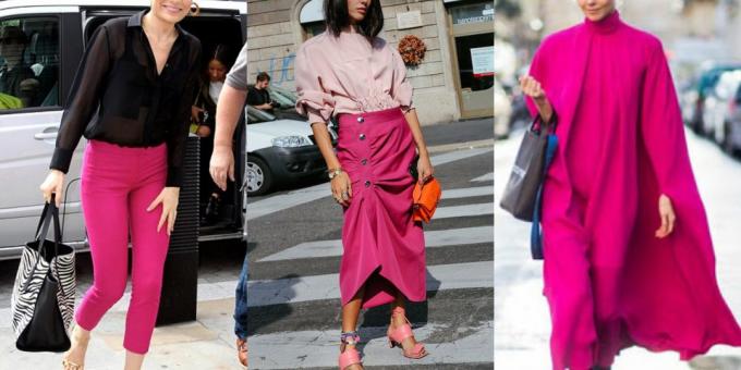 Moda 2019 de los colores: rosa de pavo real