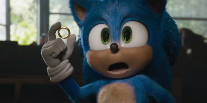 La película "Sonic en el cine"