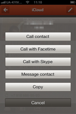 Cobook - excelente gestor de contactos gratuita para el iPhone
