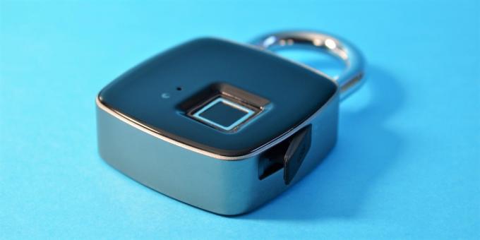 cerradura inteligente: recargable inteligente sin llave cerradura de la huella USB