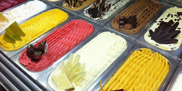 tipos de helados: helado