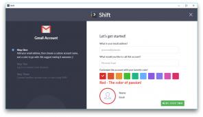 Shift - una aplicación que le permite cambiar rápidamente entre varias cuentas de Google