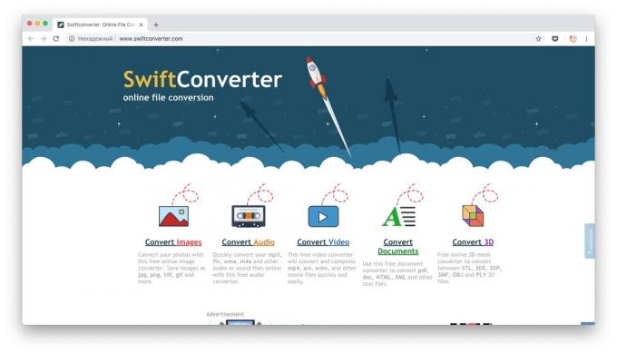 convertidores en línea: SwiftConverter
