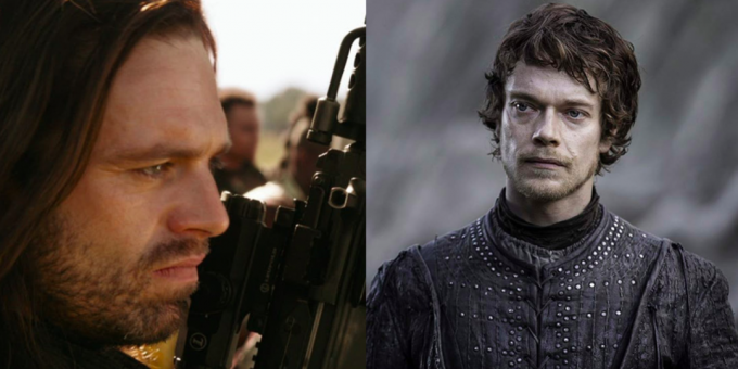 Soldado de Invierno y Theon Greyjoy
