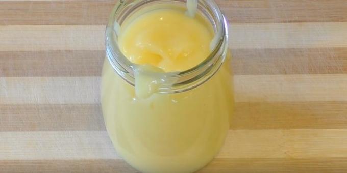 Recetas: natillas crema de limón sin leche
