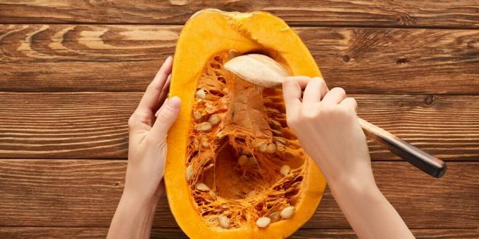 Cómo limpiar una calabaza