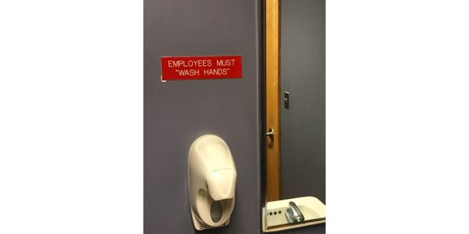 un recordatorio de lavado de manos