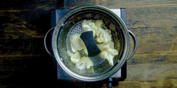 ¿Cómo y cuánto para cocinar la coliflor en una sartén