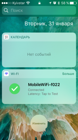 Wi-Fi Widget: un widget en la pantalla de bloqueo