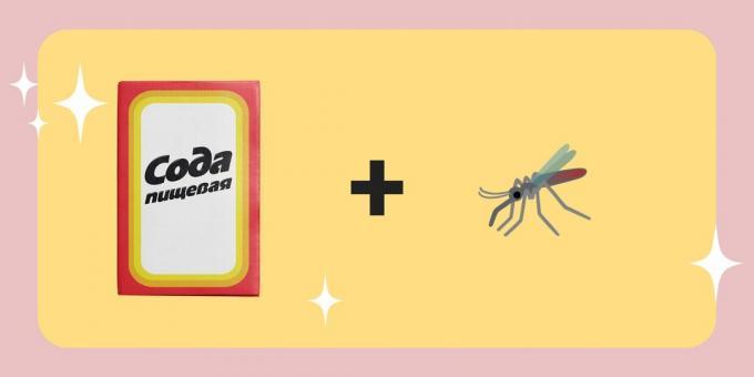 Dónde entra el bicarbonato de sodio: deshacerse del picor de las picaduras de mosquitos
