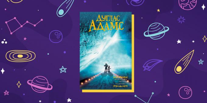 Ciencia-ficción libro "La guía del autoestopista galáctico" de Douglas Adams