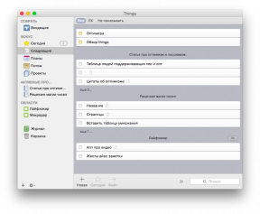 Cosas - administrador de tareas impecable para iOS y OS X