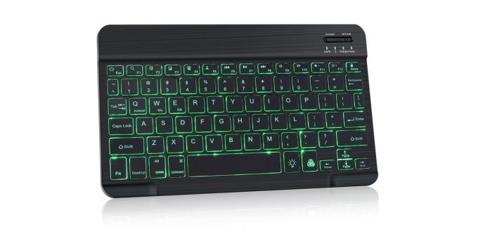 Teclados inalámbricos: teclado retroiluminado RGB 