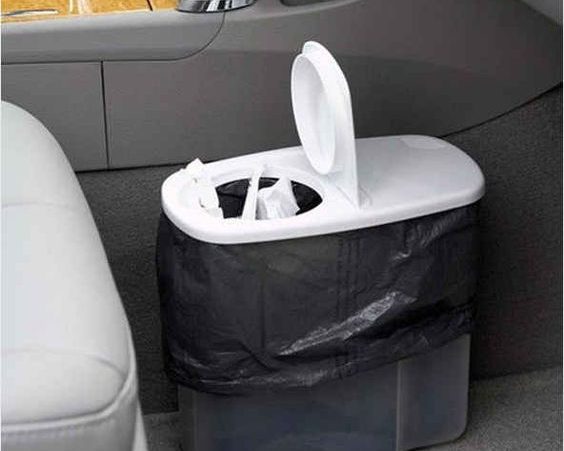 cubo de basura para los coches