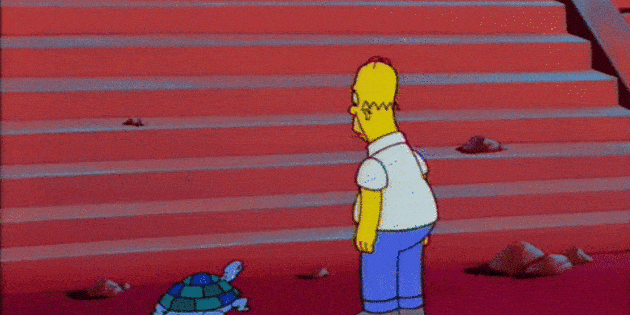 Homero Simpson acerca de los logros de carrera