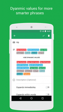 TExpand - una utilidad práctica para escribir rápidamente en Android