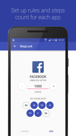 StepLock: norma pasos para desbloquear Facebook