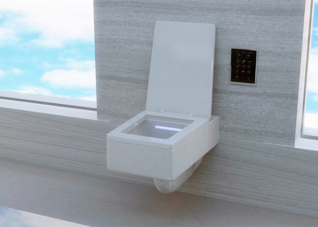 Baño del futuro cuarto de baño: WC inteligentes