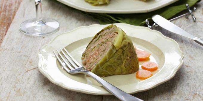 Repollo relleno al horno. Más fácil que los rollitos de col