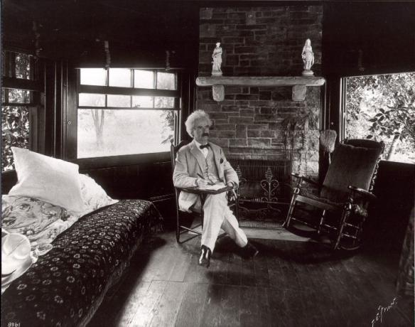 Mark Twain, escritor y periodista estadounidense