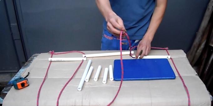 Mover los brazos: Seguir nanizhite un segmento medio del tubo