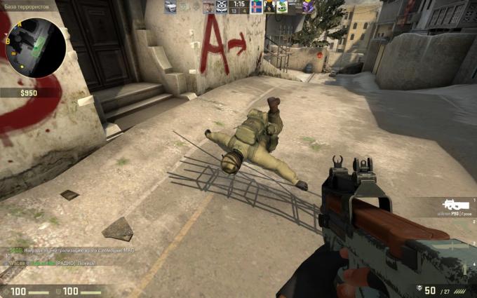 Captura de pantalla del juego Counter-Strike: Global Offensive