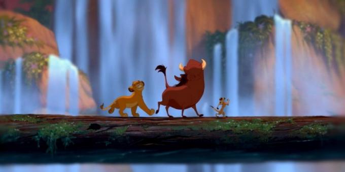 Dibujos animados "The Lion King»: Círculo de la Vida letras, Hakuna Matata y puedes sentir el amor esta noche se convirtieron en éxitos