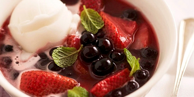 Recetas con fresas: sopa de Berry