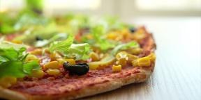 5 Cuaresma receta de la pizza, que no es inferior a la habitual